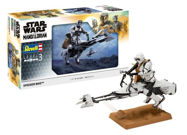 REV06786 - Speeder Bike The Mandalorian STAR WARS to assemble and paint - 1