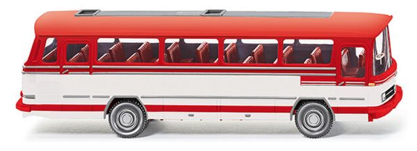 WIK070902 - MERCEDES-BENZ O 302 Traffic bus red and white - 1