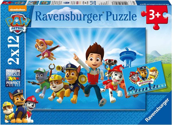 RAV075867 - 2 12 Piece Puzzles Ryder and the Patrol - 1