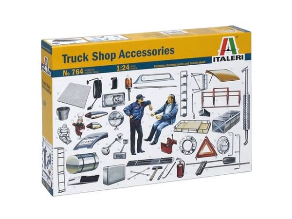 ITA0764 - Truck workshop accessories to assemble and paint - 1