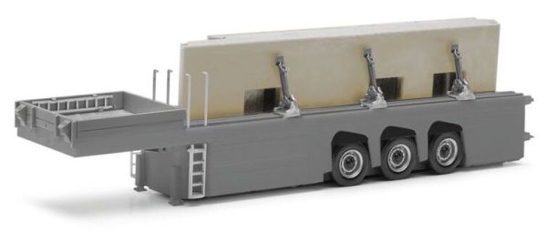 HER076418-002 - Trailer for concrete slab - with 4 walls and connectors - 1