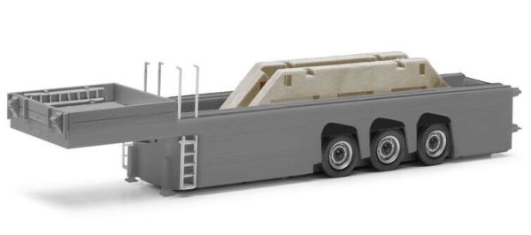 HER076418-003 - Trailer for concrete slab - with 4 roof parts - 1