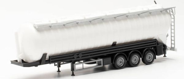 HER077033 - Suction silo trailer FFB ADR white - 1