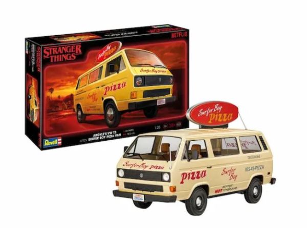 REV07725 - VOLKSWAGEN T3 Bus - Surfer Boy - STRANGER THINGS to assemble and paint - 1