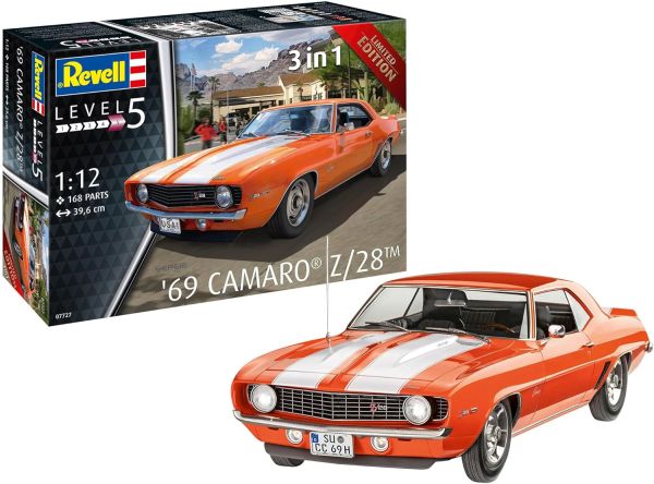 REV07727 - CHEVROELT Camaro Z/28 1969 - Limited Edition to assemble and paint - 1