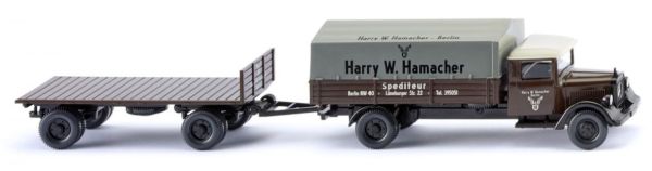 WIK084201 - MB L 2500 Sped.Hamacher flatbed truck - 1