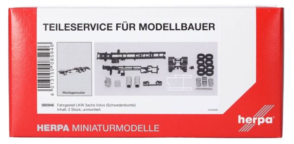 HER085946 - VOLVO chassis 3 axles - 2 pieces to assemble - 1