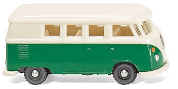 WIK093204 - VOLKSWAGEN Type 1 green and white bus - 1