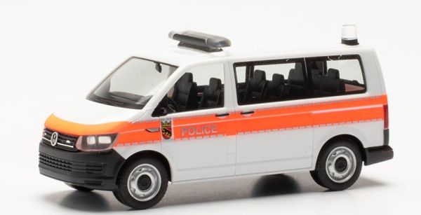 HER096911 - VOLKSWAGEN T6 bus with tailgate police BERN SWITZERLAND - 1