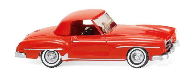 WIK025301 - mercedes 190sl coupe red - 1