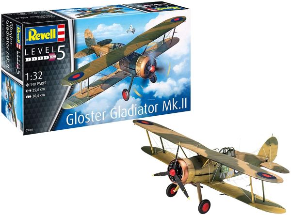 REV03846 - Gloster Gladiator Mk. II plane to assemble and paint - 1