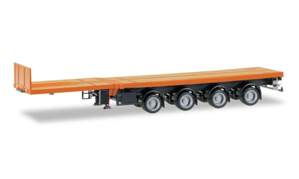 HER076203-007 - Extendable platform NOOTEBOOM 4 Axles Orange - 1