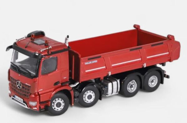 NZG1066/10 - MERCEDES-BENZ Arocs 8x4 Tipper MEILLER Metallic Red - 1