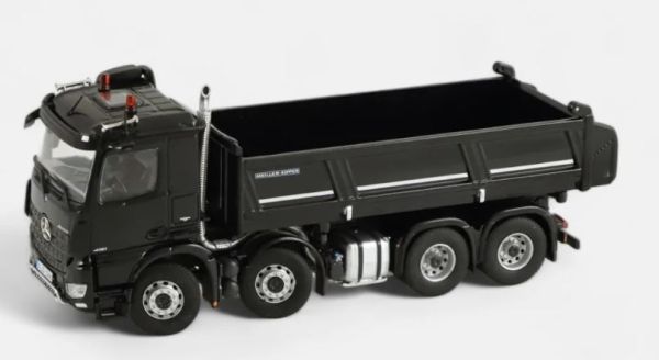 NZG1066/50 - MERCEDES-BENZ Arocs 8x4 tipper MEILLER Black - 1