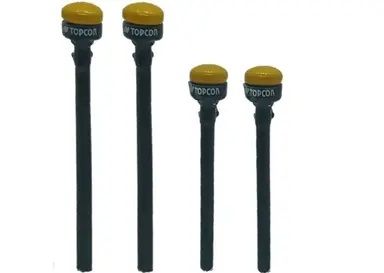 GF107-SET-2 - TOPCON GX55 GPS masts for bulldozer - 2x34mm and 2x24mm - 1