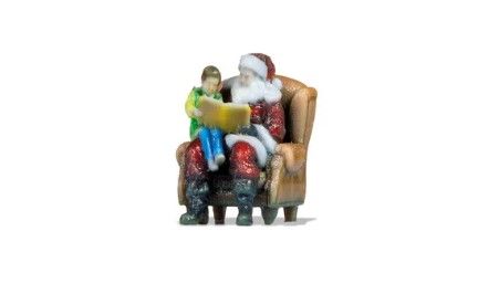 NOC10702 - 3D Father Christmas and boy - 1