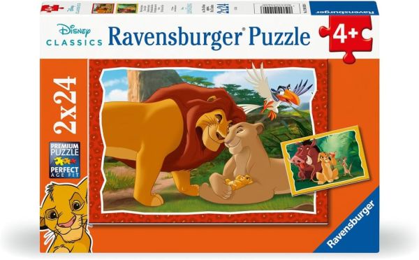 RAV120010 - 2 Puzzles 24 Pieces - The Story of Life - THE LION KING - 1