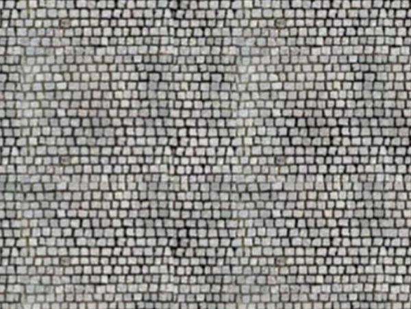 HEK12070 - 3 sheets of cobblestones 34x21 cm - 1