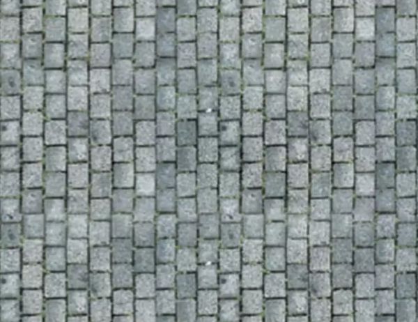 HEK12072 - 3 sheets of large cobblestones 34x21 cm - 1