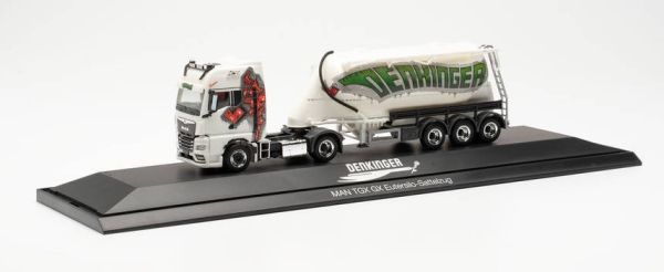 HER122221 - MAN TGX GX 4x2 Semi-trailer powdered 3 axles DENKINGER - 1