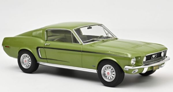 NOREV122704 - 1968 FORD Mustang Fastback GT Metallic Green - 1