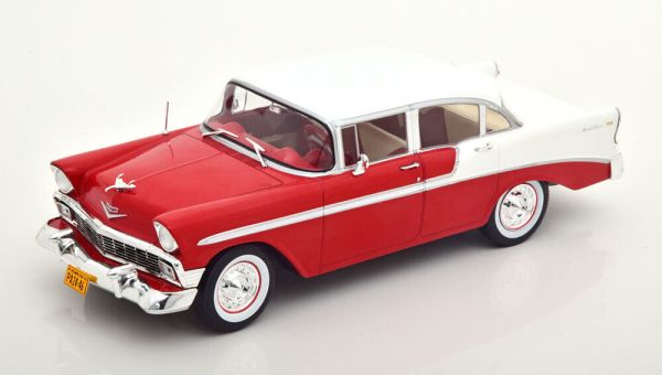 WBXWB124121 - CHEVROLET Bel Air Sedan Red and white - 1