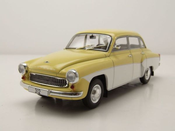 WBXWB124144 - 1965 WARTBURG 312 Yellow and white - 1