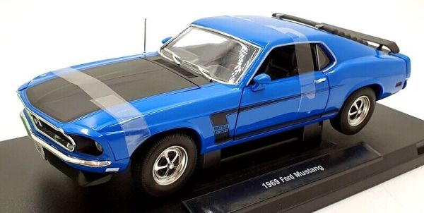 WEL12516BLEU - FORD Mustang boss 302 1969 blue - 1