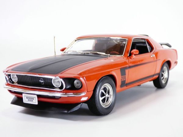 WEL12516ROUGE - FORD Mustang boss 302 1969 red - 1