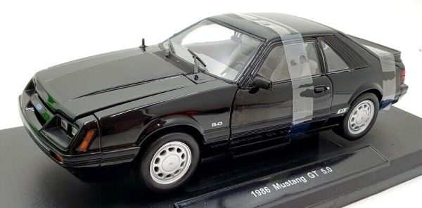 WEL12526NOIR - FORD Mustang GT 5.0 1986 Black - 1