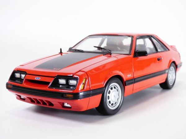 WEL12526ROUGE - FORD Mustang GT 5.0 1986 Red - 1