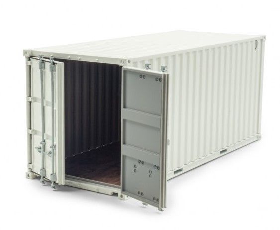 HOL1256 - Container 20 ft White - 1