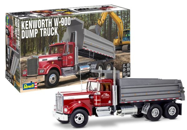 REV12628 - Kenworth W-900 Dump truck to be assembled and painted - 1