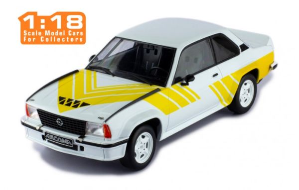 IXO18CMC127.22 - 1982 OPEL Ascona B 400 White and Yellow - 1