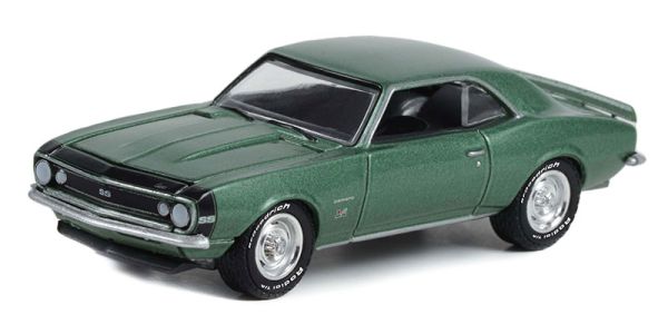 GREEN13320-A - CHEVROLET Camaro SS 369 1967 green from the GL MUSCLE series under blister - 1