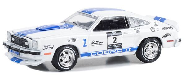 GREEN13340-B - 1976 FORD Mustang II Cobra II #2 from THE STAMPEDE series in blister pack - 1