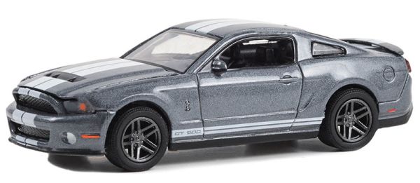 GREEN13340-D - SHELBY GT500 2010 grey from the series THE STAMPEDE under blister - 1