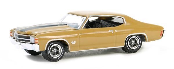 GREEN13350-C - CHEVROLET Chevelle SS 454 1971 Braun aus der GL MUSCLE-Serie in Blisterverpackung - 1