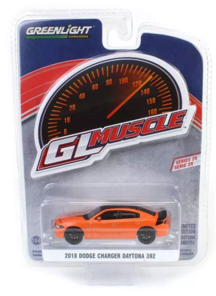 GREEN13360-E - DODGE Charger Daytona 392 2018 orange from the GL MUSCLE series in blister pack - 1