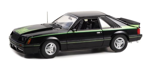 GREEN13603 - 1980 FORD Mustang cobra Black with bonnet graphic - 1