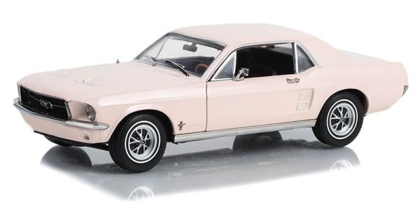 GREEN13642 - FORD Mustang coupe 1967 beige She Country Special Beige - 1