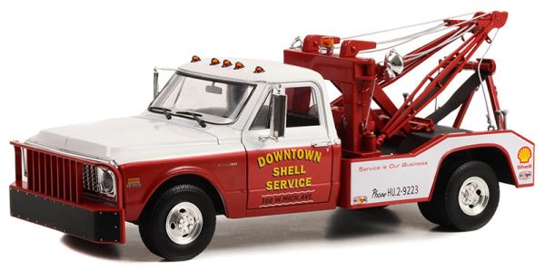 GREEN13654 - CHEVROLET C-30 1962 SHELL Service Tow Truck - 1