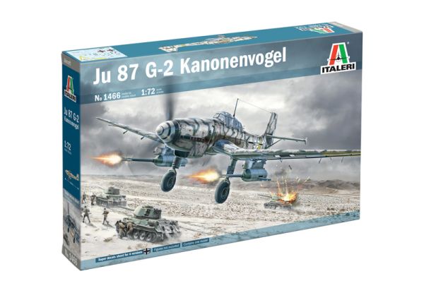 ITA1466 - Ju-87G-2 Kanonenvogel aircraft to build and paint - 1