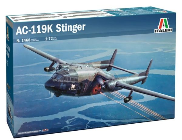 ITA1468 - AC-119K STINGER plane to assemble and paint - 1