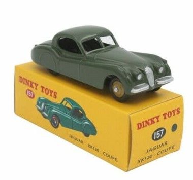 DIN157 - JAGUAR XK120 green coupe – ATLAS Edition - 1