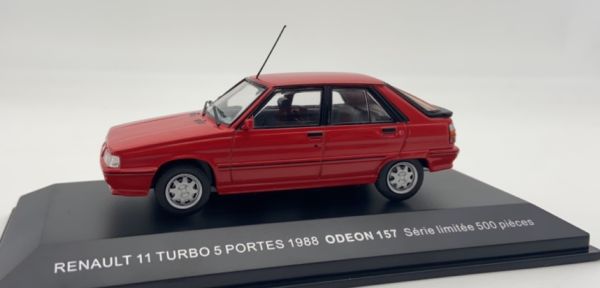 ODE157 - RENAULT 11 Turbo 5 doors 1988 red - 1