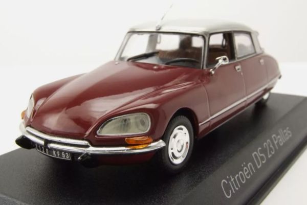 NOREV158078 - CITROEN DS 23 Pallas 1972 Pomegranate Red and Silver - 1