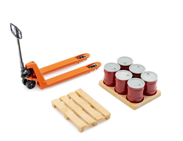 MOT16124 - TOYOTA BT Lifter orange pallet truck with accessories - 1