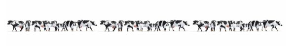 NOC16164 - XL set - 21 black and white cows - 1