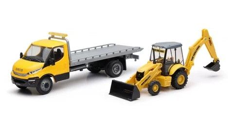 NEW16193A - IVECO truck with NEW HOLLAND B110C backhoe - 1